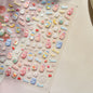 Ocean Shell Starfish Shell Conch Whale Dolphin Seahorse Coconut Tree Water Bubbles Self Adhesive Nail Art Sticker Manicure Decal