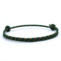 Minimalist Handwoven Rope Bracelet Unisex Sliding Adjustable 4 Styles Chroma 2mm Ethnic Cord Braclet Couple Casual Daily Jewelry