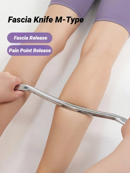 Gua Sha Scraping Massage Tool For Large Muscles Soft Tissue Mobilization 304 Stainless Steel Fascia Knife M Guasha Therapy
