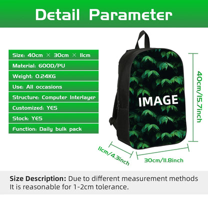16 Inch Angry Geometry Dash Backpack Boys Girls Bookbag Cartoon Game Kids Kindergarten School Bags Toddler Childcare Backpack