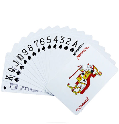 Playing Cards PVC Waterproof Playing Cards Plastic Crystal Game Ware Durable Supplies Creative Gift Practical Joke Party Gift