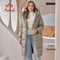Astrid 2022 Down Jacket Women Winter Warm Long Coat Women Parkas Hooded Fashion Loose Outerwear Women's Jacket Female Clothing
