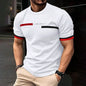 Fashion Summer 3D Stripe Letter Print Men's T Shirt Hip Hop Trend Harajuku Streetwear Casual O-neck Oversized T-shirts Men Tops