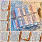10Rolls Plaid Thousand-Bird Bow  Stars Nail Foils Transfer Paper  Nail Art Stickers  Manicure Set Decal  Nails Decoration