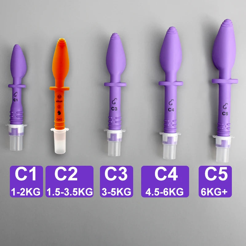 Cat Blind Intubation Tube Medical Soft V-Gel Supraglottic Airway ET Tube Device for Cats Veterinary Tools