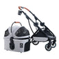 2026 New Dog Stroller Lightweight Foldable Separable Pet Cart, 21.5cm Large Wheel Safe Box for Cat Dog Outdoor Travel 강아지 유모차