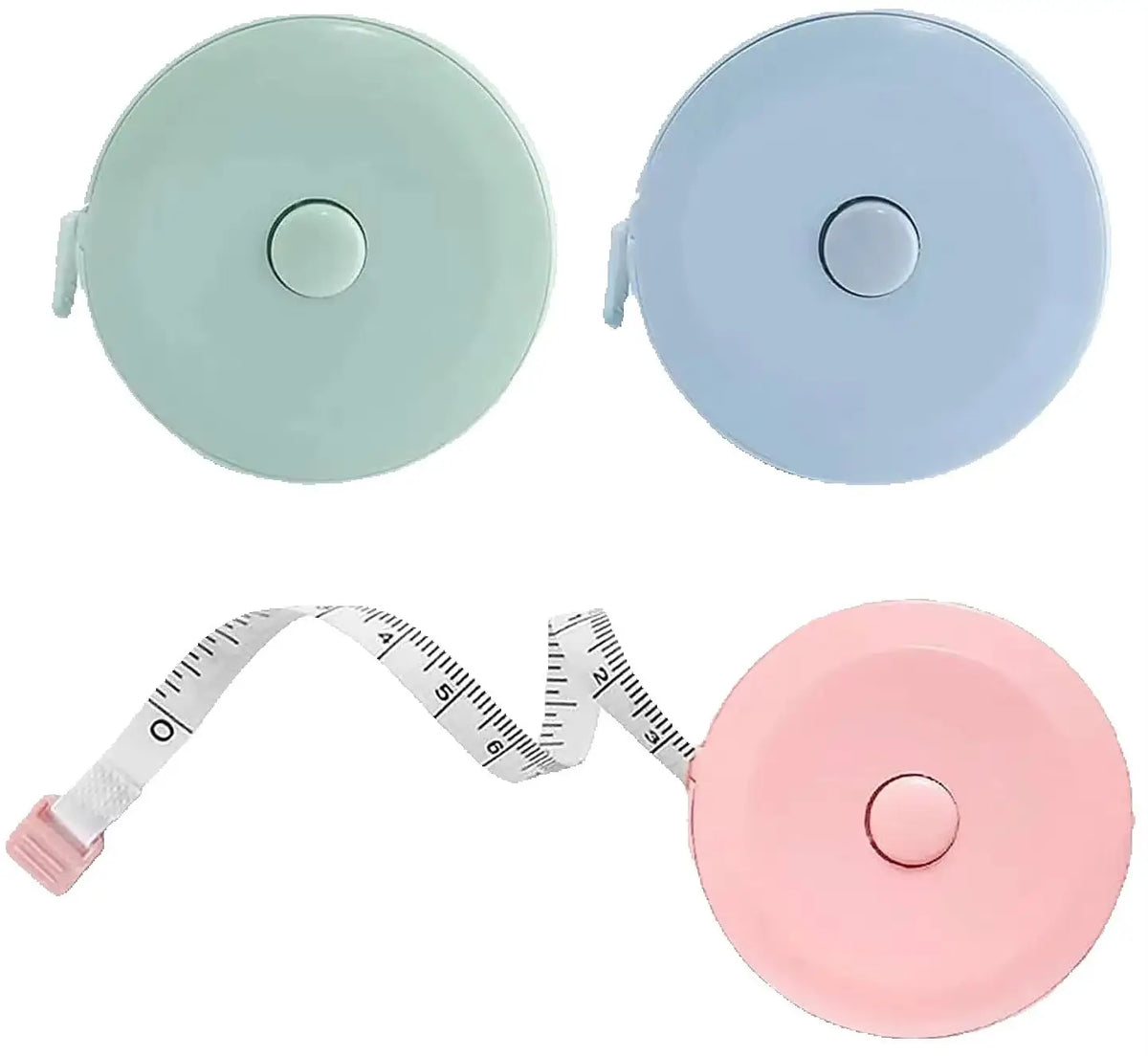 1.5m Portable Double Scale Tape Measure Multi-functional Soft Ruler for Weight Loss Medical Body Measurement Sewing Tailor Craft