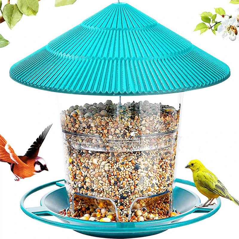 Waterproof Hanging Wild Bird Seed Feeder Bird Feeding Tool Garden Paddock Outdoor Decoration Pet Supplies Tableware Bird Feeder