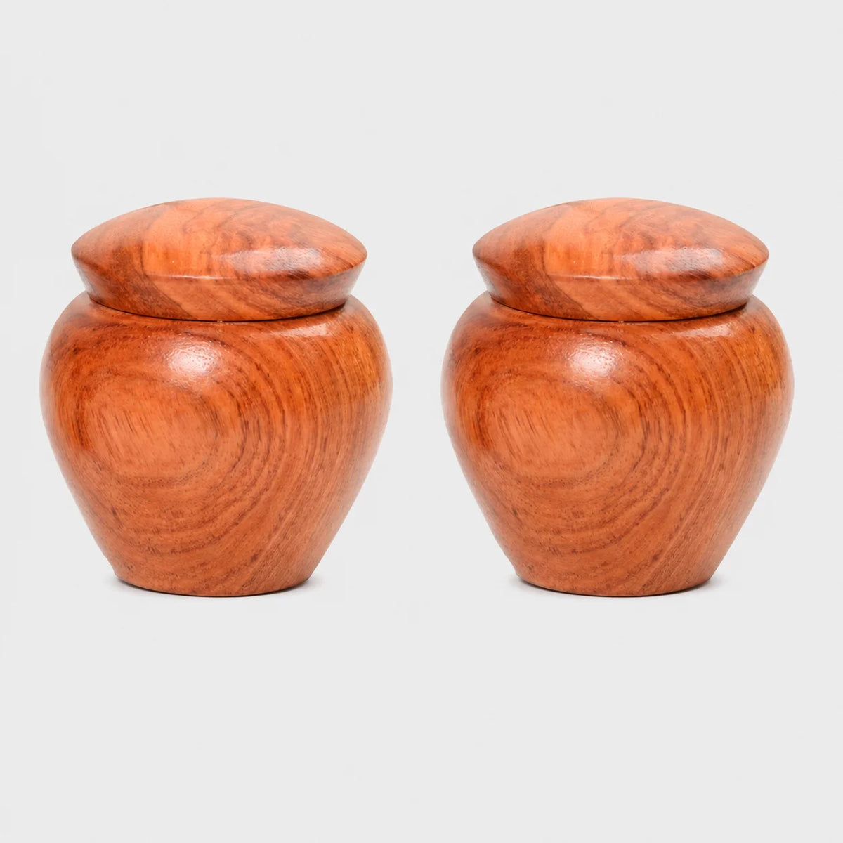 G4 Handmade Solid Wood Pet Urn Box Keepsake with Secure Seal Natural Memorial Storage for Dog Cat Ashes Hair Gift for Pet Lovers