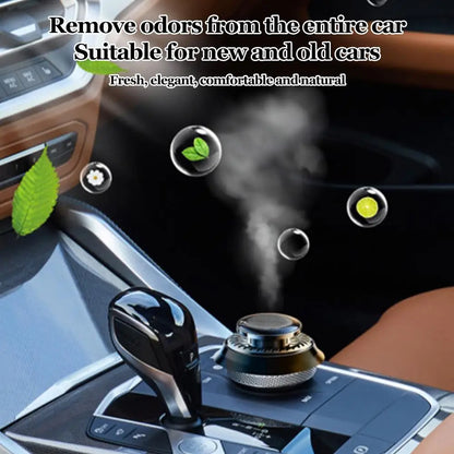 Solar Car Aromatherapy Essential Oil Levitation Automatic Rotation Fragrance Ornament Air Freshener Car Interior Decorations