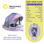 Mambobaby Float 98% UV Protection Canopy Safe Air-Free Core Comfort Skin-friendly Design Baby Swim Ring Toddler Pool Float Infant Swim Circle Swimming Buoy 1 Years 3-34 Months Boy and Girl Globally Certified Safe Design