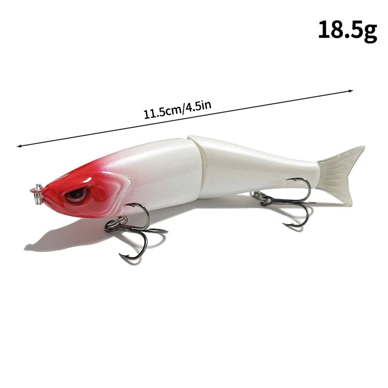 11.5cm/18.5g Balam Glide Bait Catfish Joint Giant Hard Bait Swimbait for Pike Bass Saltwater Glide Bait Leurre De Pêche