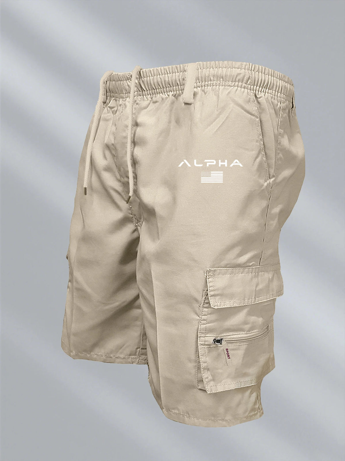 New Men's Cargo Shorts Fashion Casual Running Shorts Big Pocket Sports Slacks Cargo Panels Trousers Plus Size for Male
