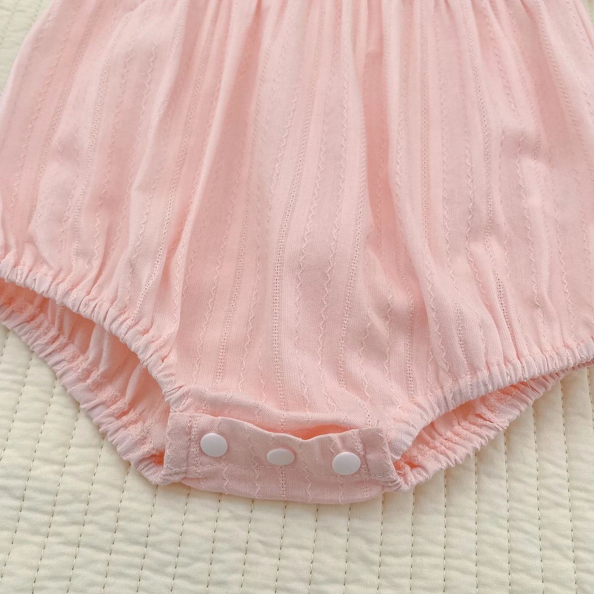 2026 New Newborn Baby Girl Bodysuits 0-24M Baby Girl Romper Summer Short Sleeved Cotton Lace Collar Baby Girl Jumpsuit