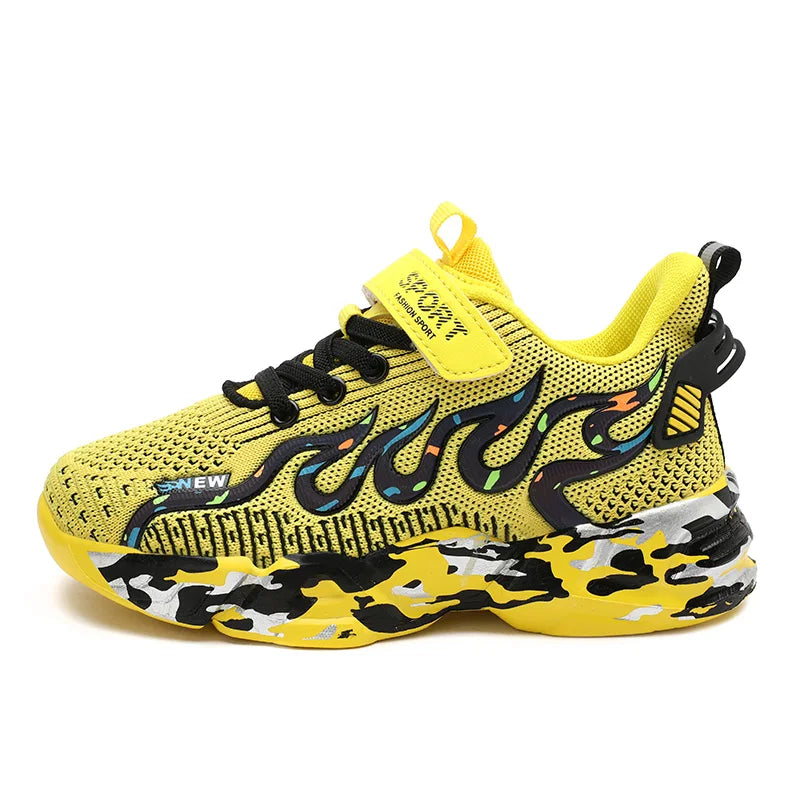 Boys Running Shoes 2022 Design Children Sneakers Mesh Kids Casual Sneakers 7-12 Years Children Sneakers for Boys