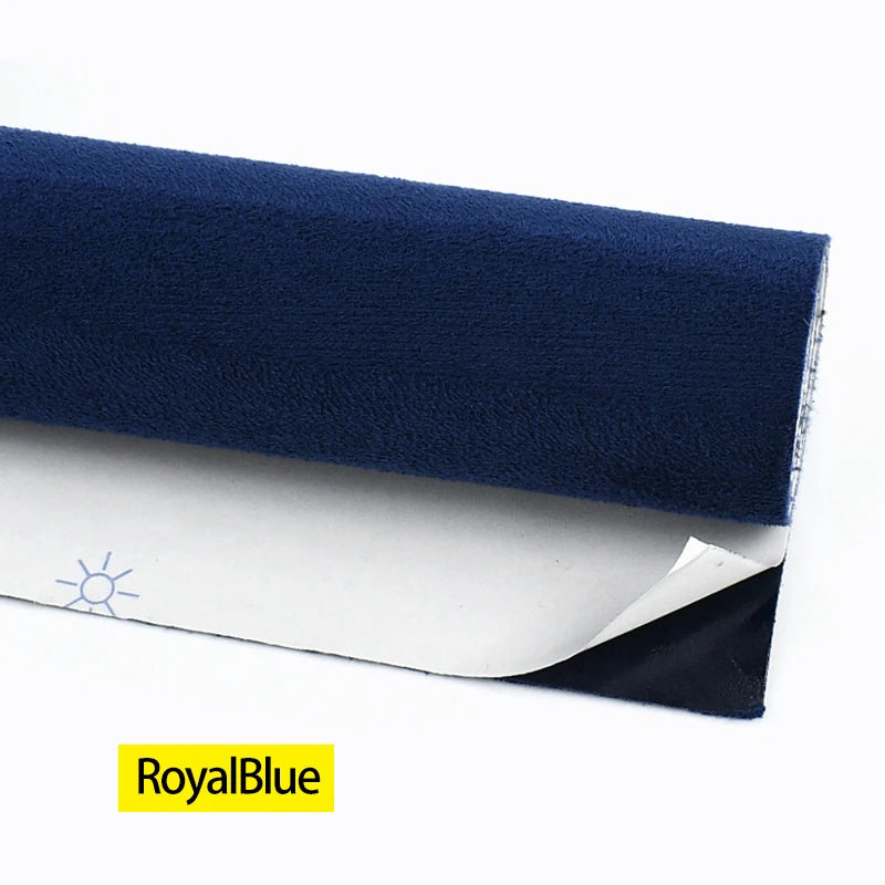 20x30-100*143cm Synthetic Leather Self-adhesive Fabric Suede Adhesive Fabrics By Meter Car Interior Door Velvet Cloth DIY Trims