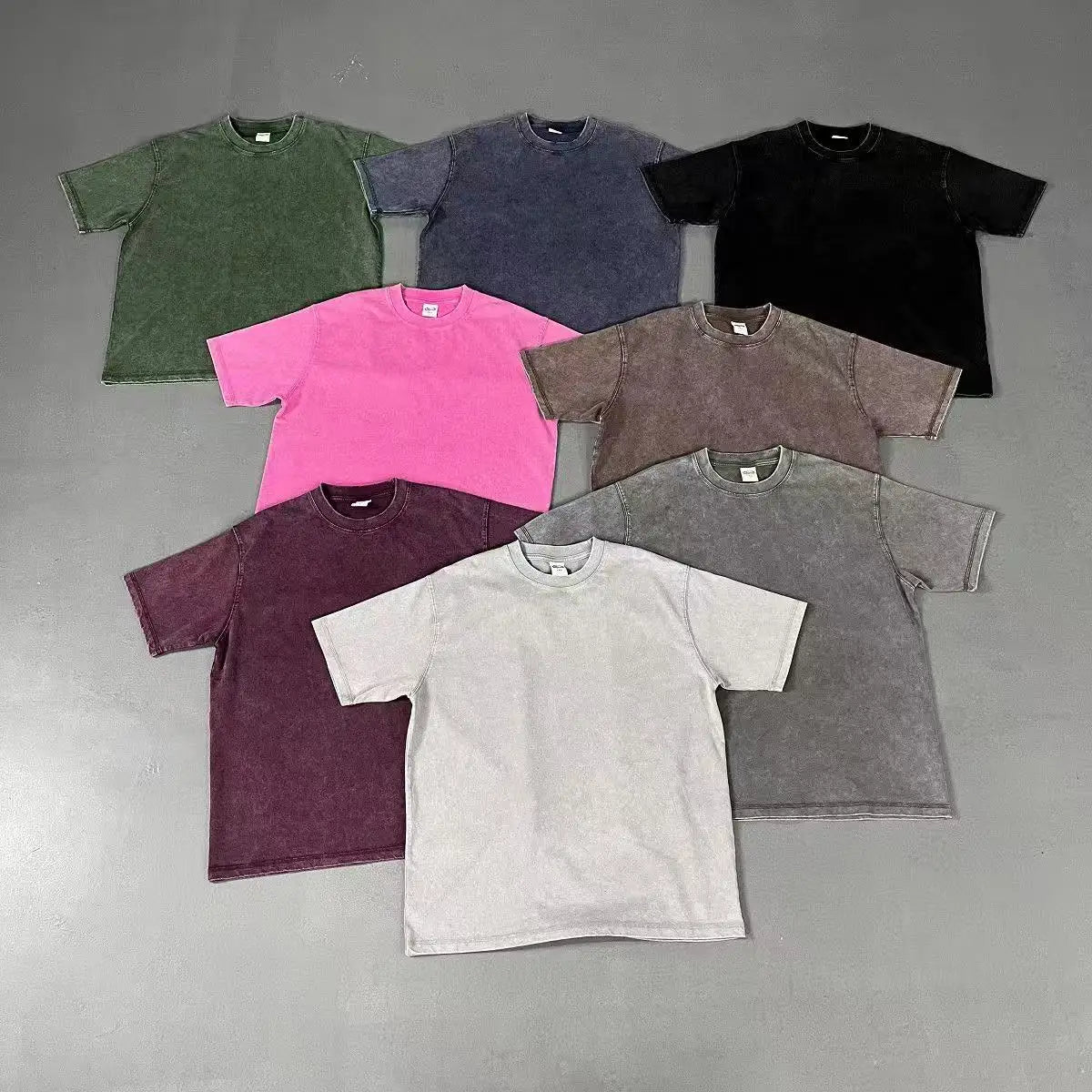 Cotton Short Sleeved T-shirt Summer Round Neck Loose and Base Shirt for Men Women Basic Tee