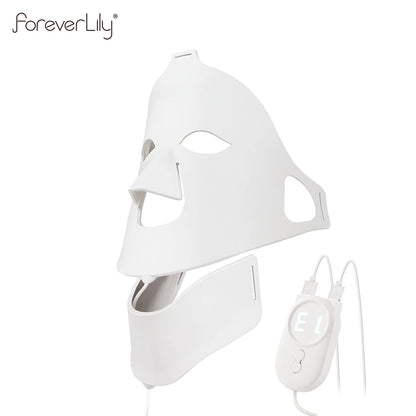 Face Neck Silicone LED Mask LED Light 7 Colors Photon Red Light Therapy Flexible Facial Beauty Mask Skin Care Anti-Ance