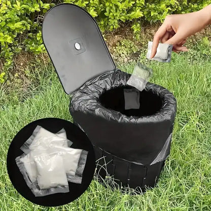 [No Need to Open the Portable | Stool Absorbent] 1-100 Pieces of Portable Fast Absorbing Stool Powder | Poo Powder Poo Gel