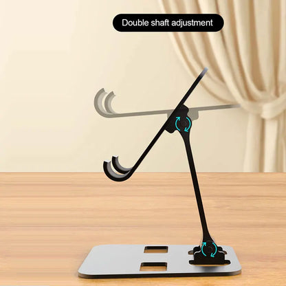 Portable Aluminum Alloy Phone Tablet Holder For iPad MiPad Samsung Tab MatePad Stand Mount Adjustable Flexible Mobile Stand