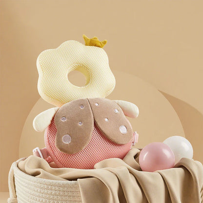 1-3T Toddler Baby Head Protector Backpack Pillow Safety Pad Cushion Prevent Injured Cartoon Security Pillow Protective Headgear