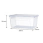 Hot Sale Clear Plastic Reptile Terrarium Ventilated Breeding Box For Lizards Snakes And Small Pets