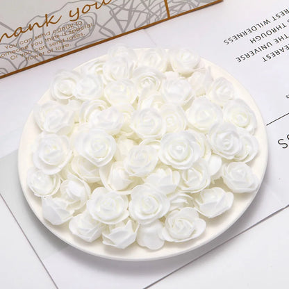 PE foaming Artificial Flowers Home vase table Wedding ornaments DIY gift Scrapbook Bubble Bear Valentine's Day Arch wreath Decor