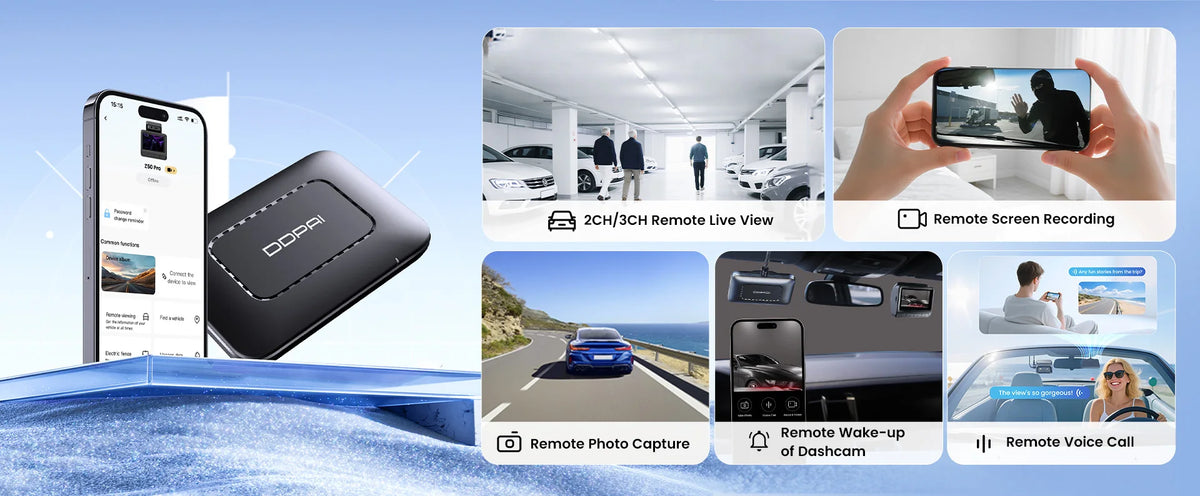 DDPAI 4K Dash Cam Z60 Pro HDR Support Front and Rear Interior Car Camera SONY STARVIS2 678 Sensor 5GHz Wi-Fi GPS ADAS 4G Car DVR