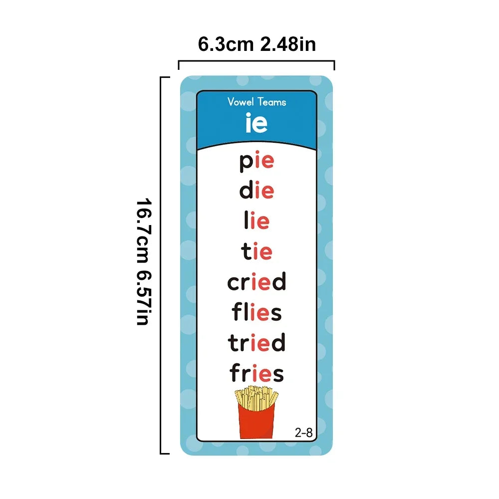 Montessori Phonics Word Lists Cards English Vocabulary Building Learning Flashcards Teacher Teaching Aids Classroom Must Haves