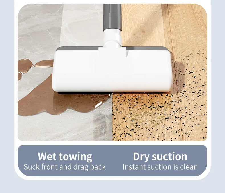 Handheld Cordless Vacuum Cleaner, 18Kpa 55Mins Smart Stick Vac with Tangle-Resistant Design Hard Floor Carpets Pet Hair