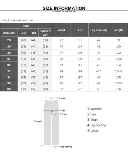 Spring Autumn American Retro Straight Jeans Men Streetwear Korean Fashion Loose Baggy Wide Leg Denim Pants Male Casual Trousers