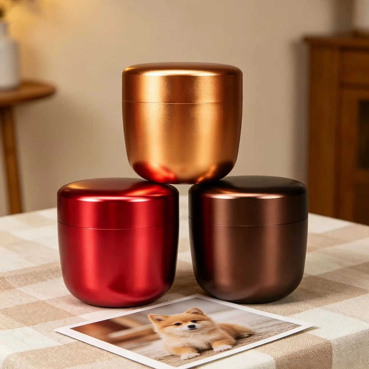Hot Sale L8 Ashes Aluminum Alloy Capsule Mini Keepsake Iron Urn Funeral Casket Pet Urn Human pet memorials and gifts