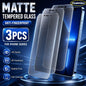 Matte Tempered Glass For iPhone 17 Pro Air 16 15 14 13 12 11 Pro Max XS 8 7+ Anti Fingerprint Anti Scratch Screen Protector Film