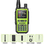1/2PCS BAOFENG UV-5R Mini Walkie Talkie Dual PTT Wireless Bluetooth Programming Multi-Band Type-C Charge Long Range Ham Radio
