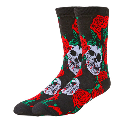 men women tube socks sport misfits skull rose designer creative novelty funny happy street style socks skateboard basketball