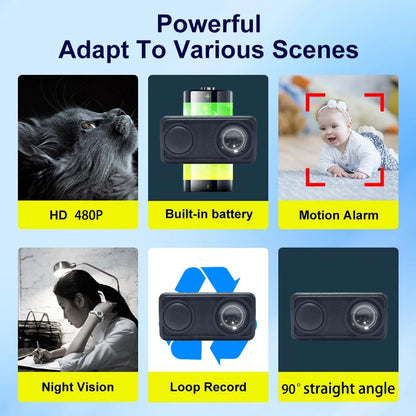 New 4K WiFi Wireless Security Camera Indoor Surveillance Monitor Motion Detection Remote View Home Security Protection Camcorder