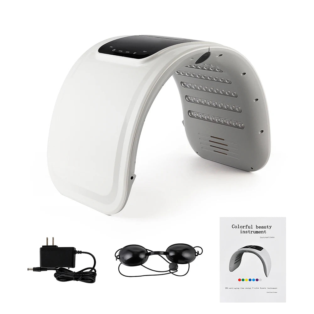 Skin Hydrating Sprayer LED Mask Facial Machine Nano Mist 7 Colors LED Photon Machine Face&Body Salon SPA Home Use Skin Care