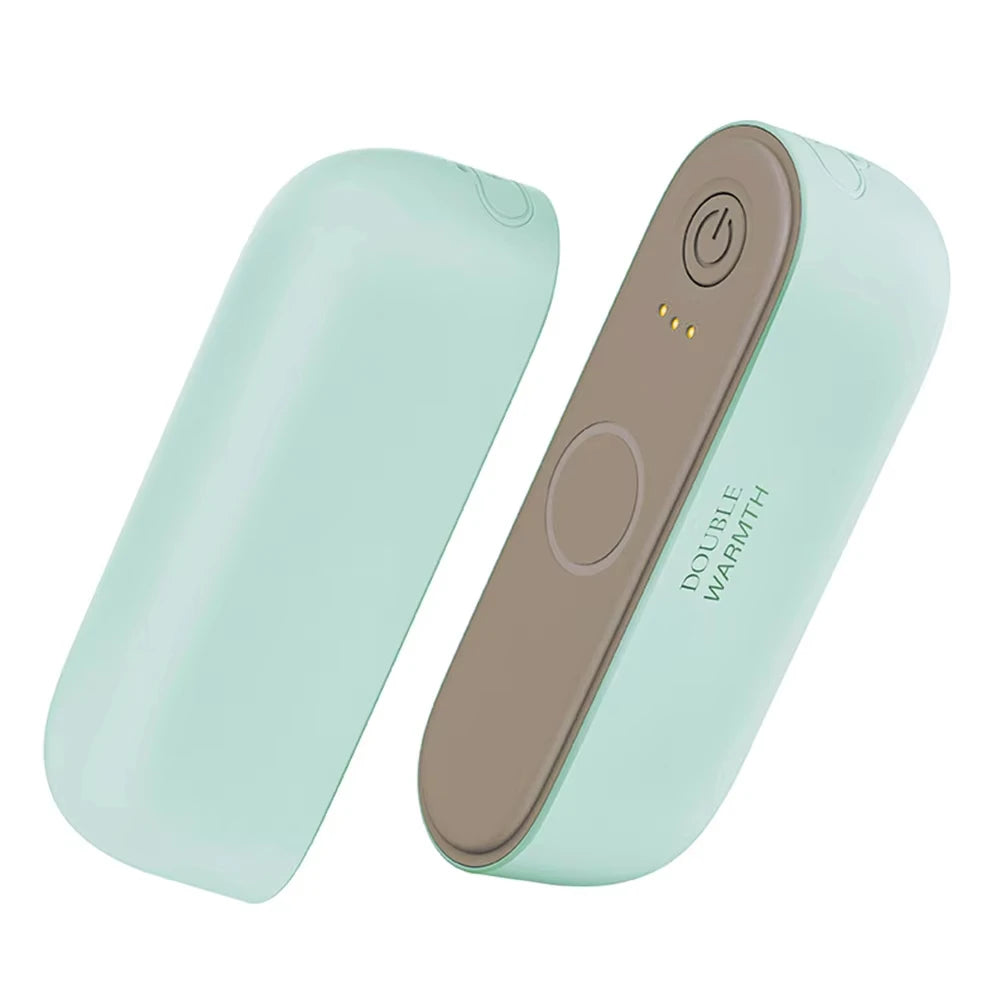 2-in-1 Magnetic Rechargeable Hand Warmers Electric Portable Handwarmers Long Lasting Safe Heating Warmer Pocket Heater