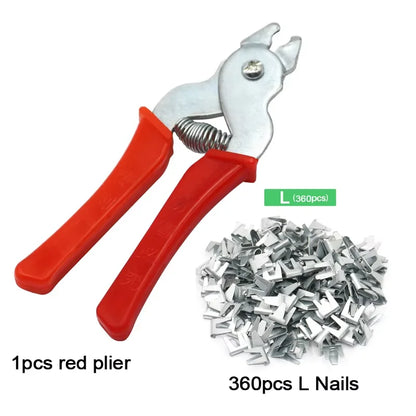 Poultry Cage Installation Pliers Wire Cage Clips Buckle Pliers Fasten Clamps for Farm Animal Cages Accessories Supplies