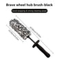 SEAMETAL Non Slip Microfiber Wheel Brush Mitt Premium Plush Car Wash Wheels Brushes for Car Rims Spokes Wheel Barrel Cleaning