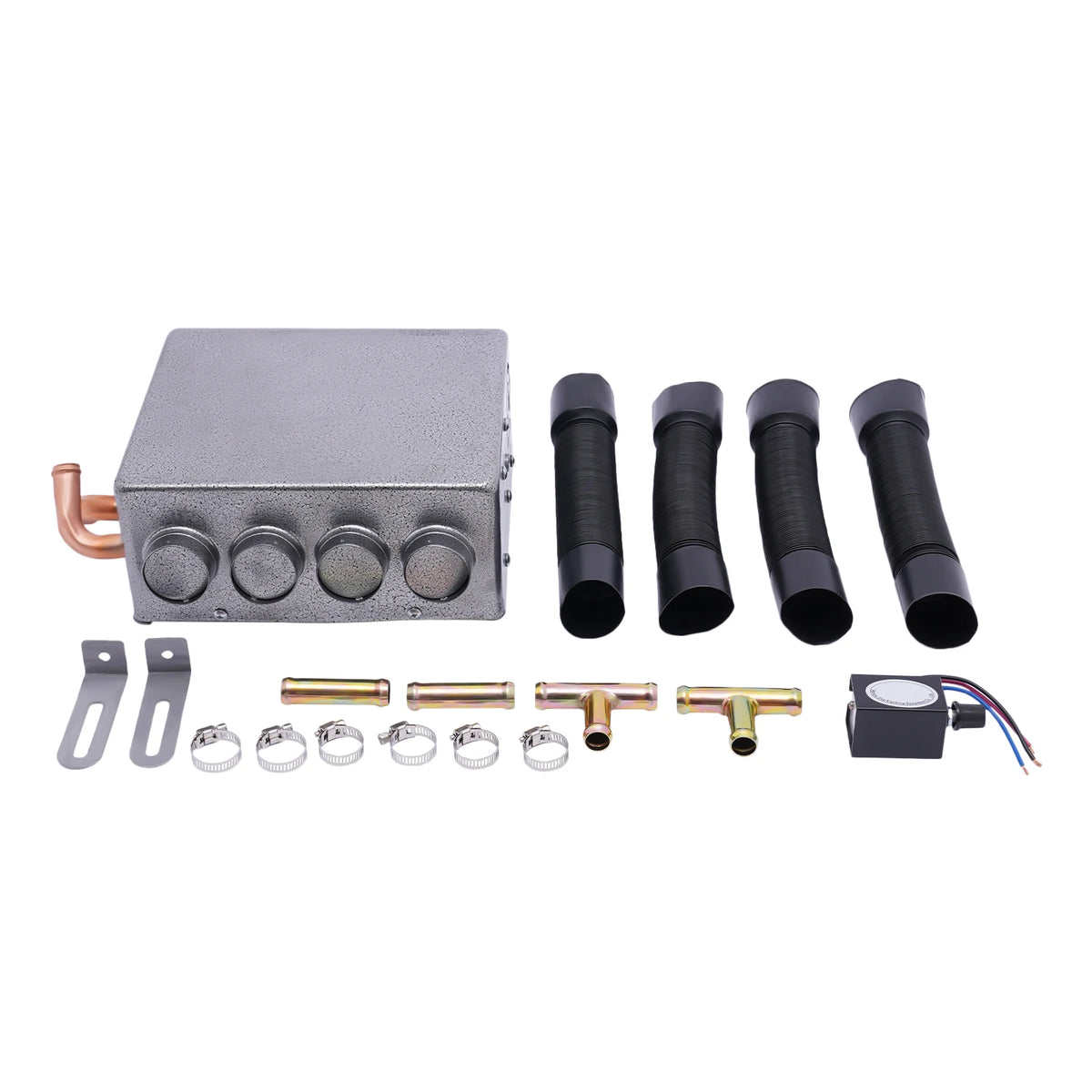 Universal Under Dash Heater Defroster+Speed Switch Car Truck 4 Ports 12V