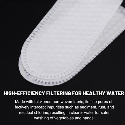 50-500pcs Universal Faucet Filter Non-woven Fabric Faucet Filter Bags Tap Water Filter Bag Water Rust Removal Protects Faucets
