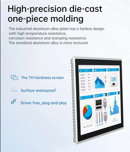 8~21.5 inch Aio Touch Industrial Screen IP65 Touch Screen integrated pc,Aio Industrial Embedded Panel PC TouchScreen Monitor