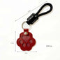S9 Dual Pack Pet Hair Storage Keychains, Cute Paw Shape Leather Keyring, Furry Friend Memory Fur Keepsake for Pet Owners