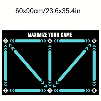 New football control training mat | Stable, quiet rubber bottom | Digital guidance design | Enhances ball feel, daily training