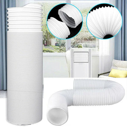 130/150mm Telescopic Air Conditioner Pipe Duct Extension Pipe Easy to Install Universal Exhaust Hose Tube for Air Conditioning