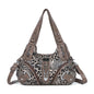 Angelkiss Women Handbags Leopard Bag Top-handle Handbag Fashion Satchel Dumpling Pack Shoulder Bag Tote Bag Hobos Large Purse