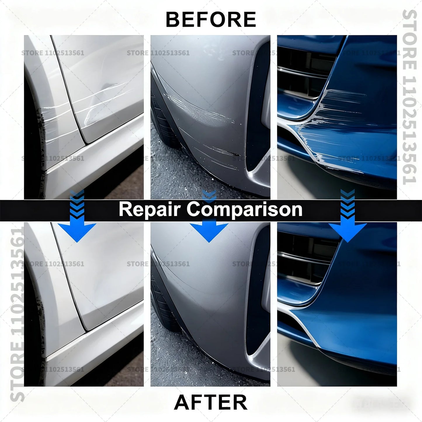 Car Paint Repair Pen Touch Up Scratch Remover DIY Auto Accessories For Mazda CX-30 Blue 42M White 34K Red 42V Grey 47C 46G