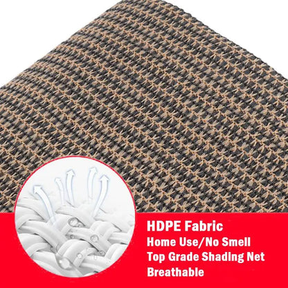 Premium HDPE Sun Shade Sail  All in One Solution for Patio,Garden Pergola,Yard,and Car Canopy! Ideal Plant Cover and Sun Shelter