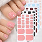 5Sheets Yellow Daisy Toenail Sticker 110Tips Full Cover Baking Free Toe Nail Wraps Elegant Flower Self-Adhesive Toe Polish Strip